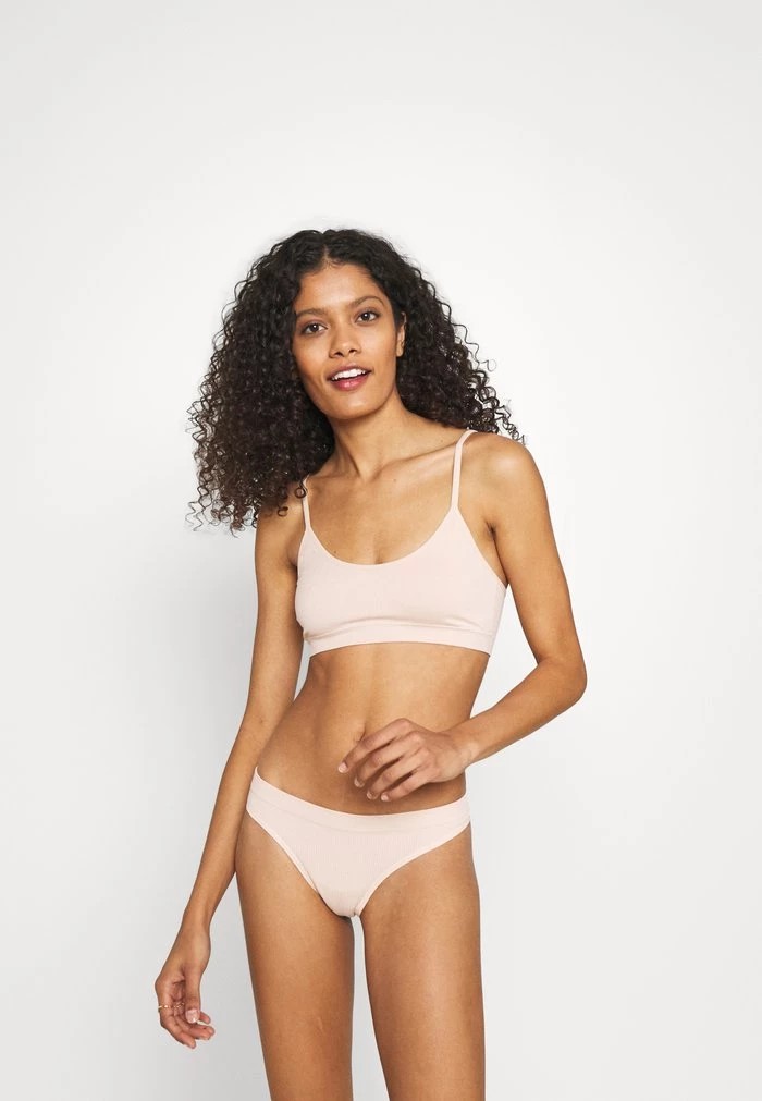 Soutien Gorge Sport ANNA FIELD Anna Field 2pp Seamless Crop Top Beige Femme | NED-7713835